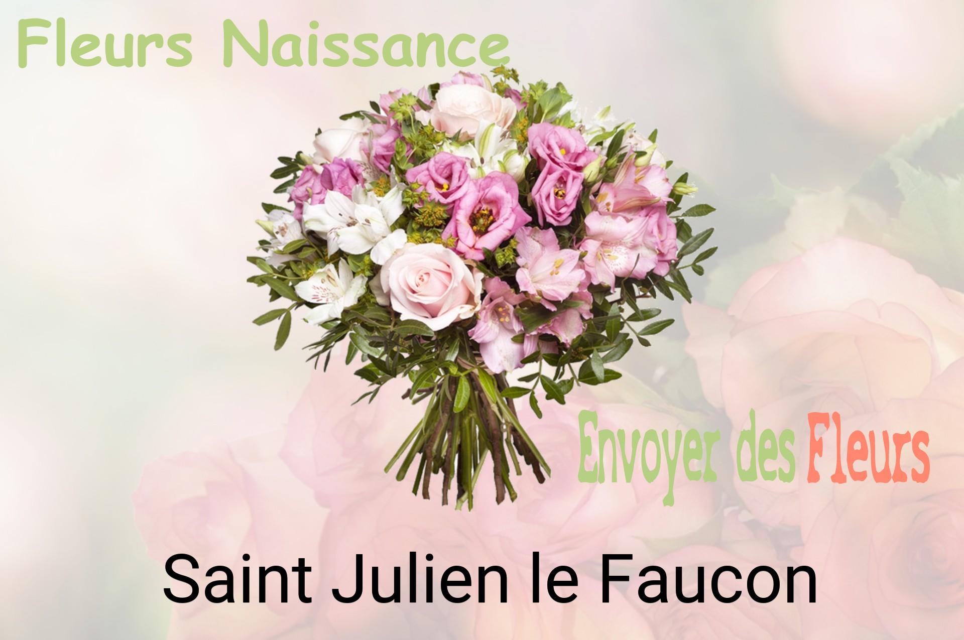 Bouquet de fleurs de naissance livré à Saint-Julien-le-Faucon